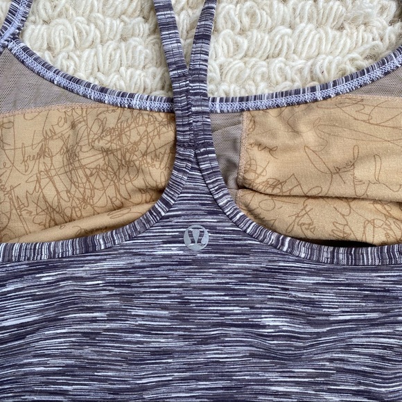 LULULEMON gray Magnum Space Dye Power Y tank top 10 - Picture 9 of 11
